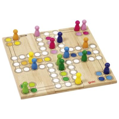 Petit Jeu de Ludo en Bois