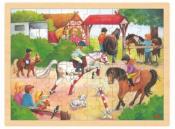 Puzzle en Bois la Compétition Equestre 96 Pièces