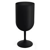 Verre  Vin Rutilisable Noir Sans BPA