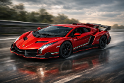 Voiture Miniature Lamborghini Veneno Coloris Rouge