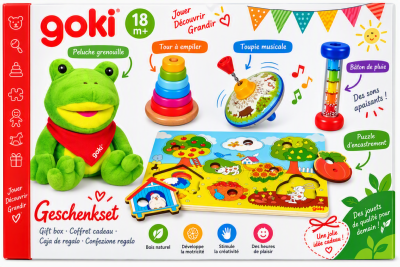 Coffret Cadeau 5 Jouets En Bois Goki