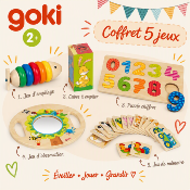 Coffret Cadeau 5 Jouets En Bois Goki