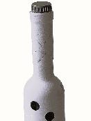 Bouteille Décorée Galaxie Blanche