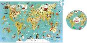 Puzzle en Carton Carte du Monde 500 Pièces