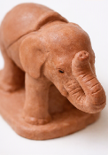 Santon l'Eléphant en Argile à Peindre