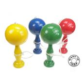 Bilboquet laqué hauteur 19,5 cm Bleu