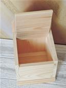 Grande boîte à sel en bois (17x11x11)