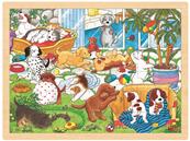 Puzzle bois l'cole des chiots 48 pices