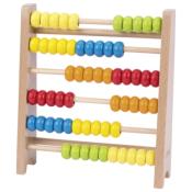 Boulier En Bois 60 Boules Colorés