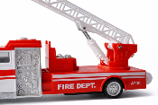 Camion De Pompiers Miniature Avec Echelle Articulée