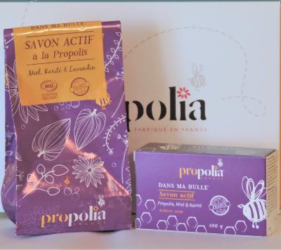 Coffret cadeau 2 savons à la propolis