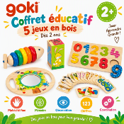 Coffret Cadeau 5 Jouets En Bois Goki
