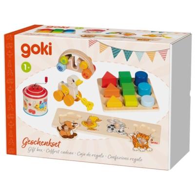 Coffret Cadeau 5 Jouets En Bois Goki
