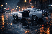Voiture Miniature Shelby GT-500 1967 Blanche