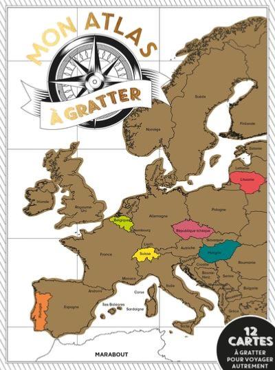 Mon Atlas du Monde - Loisir Créatif, Atlas à Gratter