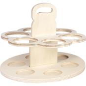 Tourniquet Rond en Bois 6 Canettes 33 Cl