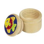 Bote  dents en bois motif poisson