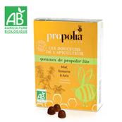 Gomme propolis miel et romarin bio 45 grs