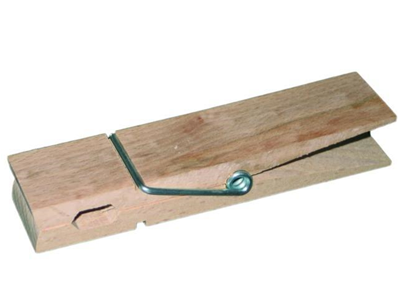 Pince en bois pour le courrier 15 cm