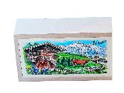 Boite De Tarot En Bois Vide Décor Chalet De Montagne