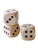 Dé A Jouer Bois Charmille 18 Mm