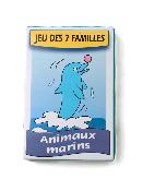Etui Carton Jeu De Cartes 7 Familles Animaux Marins