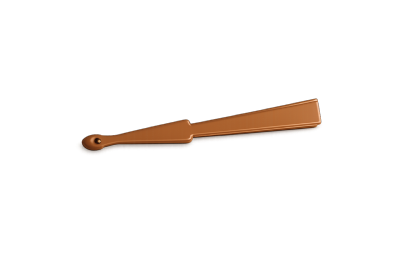 Eventail Pliable A La Main Coloris Brun Ocre