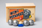 Jeu 6 Mini Boules Pétanque Acier