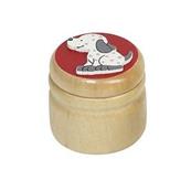 Bote  dents en bois motif chiot