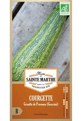 Courgette grisette de Provence Bio sachet de 15 graines