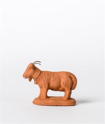 Santon chèvre debout argile à décorer