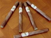 Coffret Original 5 Digestifs Flacons Cigares en Verre