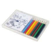 Boite de 8 Crayons de Couleur et 20 Feuilles  Colorier