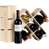 Coffret Bois 1 Bouteille à Glissière