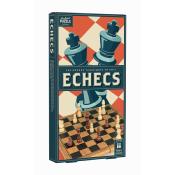 Jeu d'Echec en Bois Vintage