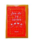 Etui Carton Avec Jeu De 54 Cartes 