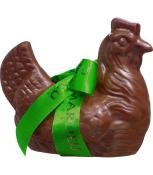 Grosse Poule Chocolat Au Lait + Friandises + Boîte Cadeau