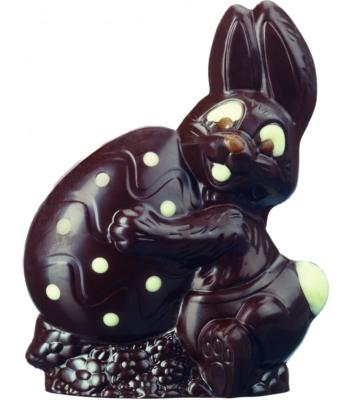 Lapin Chocolat Noir De Marlieu