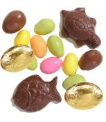 Oeuf Chocolat Noir Croustillant + Friandises + Emballage Boîte Cadeau