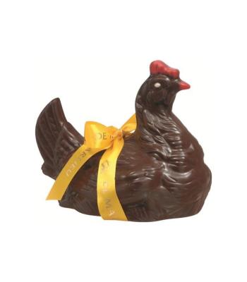 Petite Poule Chocolat Noir