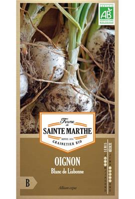 Oignons blancs de Lisbonne Bio sachet de 250 graines