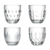 Set of 4 Glass Tumblers 