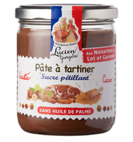 Pâte à Tartiner Noisette Cacao et Pépites de Sucre Pétillant