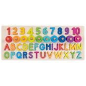 Puzzle Alphanumérique En Bois