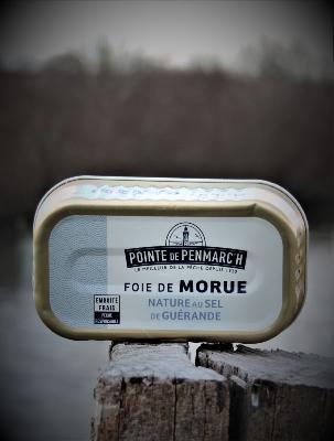 Foie de morue nature au sel de Guérande