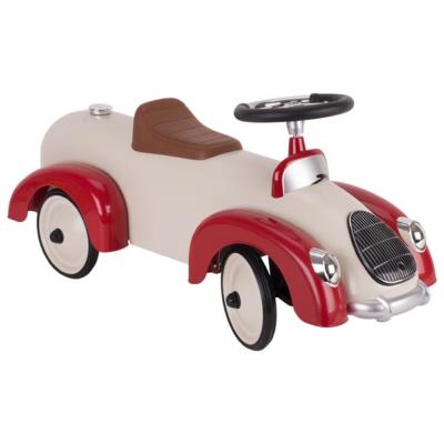 Porteur Bébé Voiture Coloris Beige et Rouge