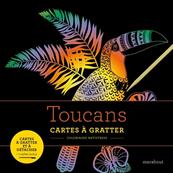 Cartes  gratter antistress toucans