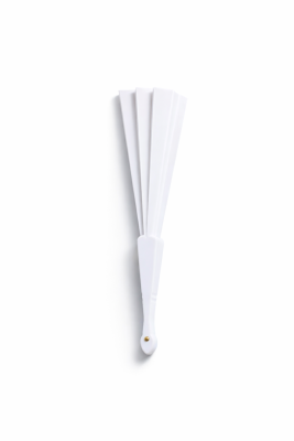 Eventail Pliable A La Main Coloris Blanc