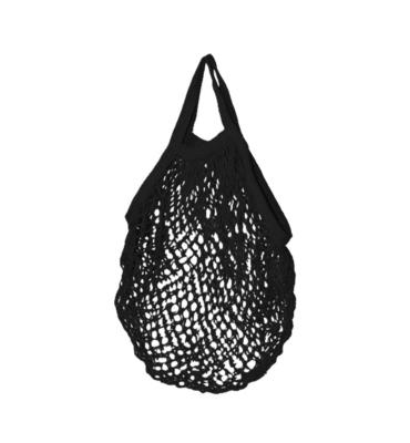 Filet De Course Noir Coton Biologique