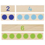 Réglettes De Calcul En Bois 36 Pièces